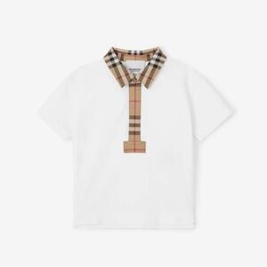 TODDLER AUTHENTIC BURBERRY COLLARD SHIRT